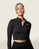 LuxForm® Zip Jacket Black