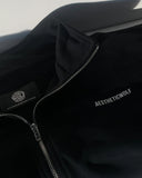 Boxy Half Zip Black