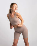 Body Crop Tank Chai