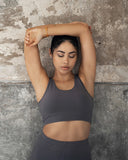Body Crop Tank Slate