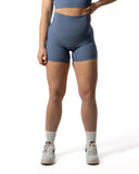 Rib Shorts Blueberry