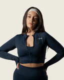 LuxForm® Zip Jacket Navy