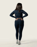 LuxForm® Zip Jacket Navy
