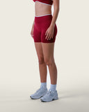 Contrast Short Burgundy