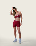 Contrast Short Burgundy