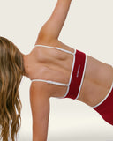 Contrast Bra Burgundy