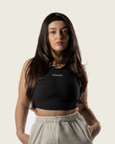 High Neck Bra Black
