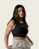 High Neck Bra Black