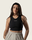 High Neck Bra Black