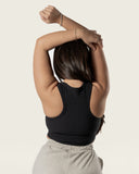 High Neck Bra Black