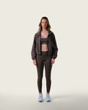 Side-Stripe Leggings Cocoa