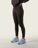 Side-Stripe Leggings Cocoa