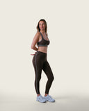 Side-Stripe Leggings Cocoa