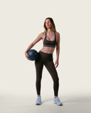 Side-Stripe Leggings Cocoa