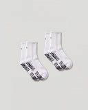 Initial Grip Socks 2 Pack White